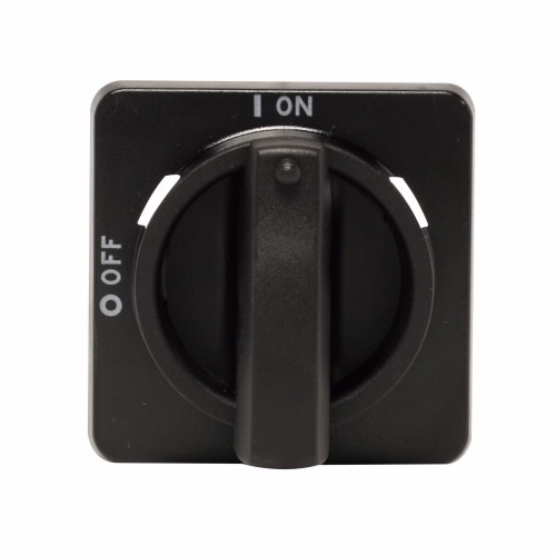 CSBR6 Padlockable Selector Rotary Disconnect Handle, 2 in L x 4 in W x 1 in H, Black