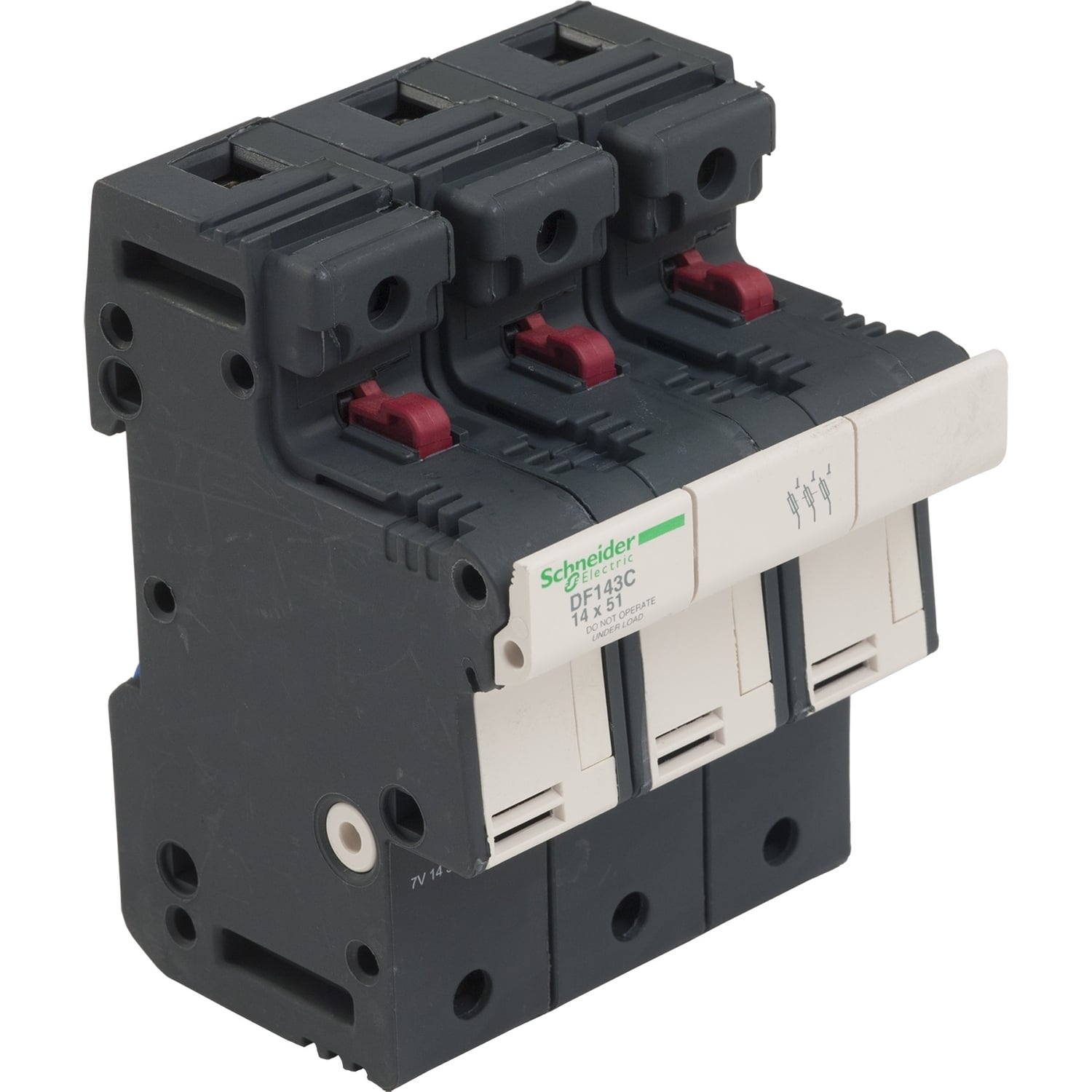 DF143C TeSys Fuse Disconnector, 690 V AC/DC, 50 A, 3 Poles