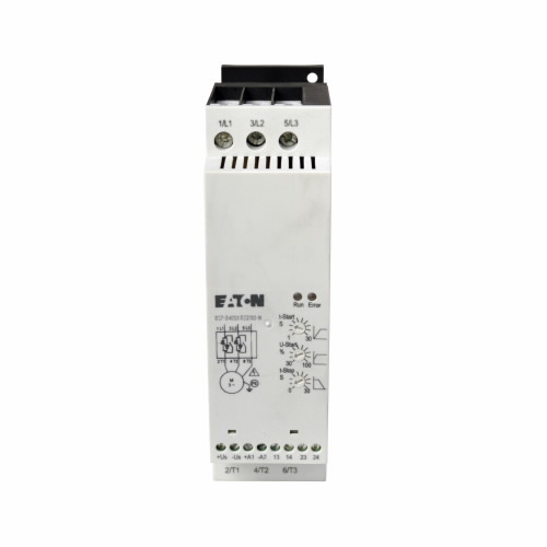 DS7-340SX032N0-N DS7 Reduced Voltage Standard Soft Start Controller With Internal Bypass, 24 VAC/VDC V Coil, STOP/START Action, IP20 Enclosure