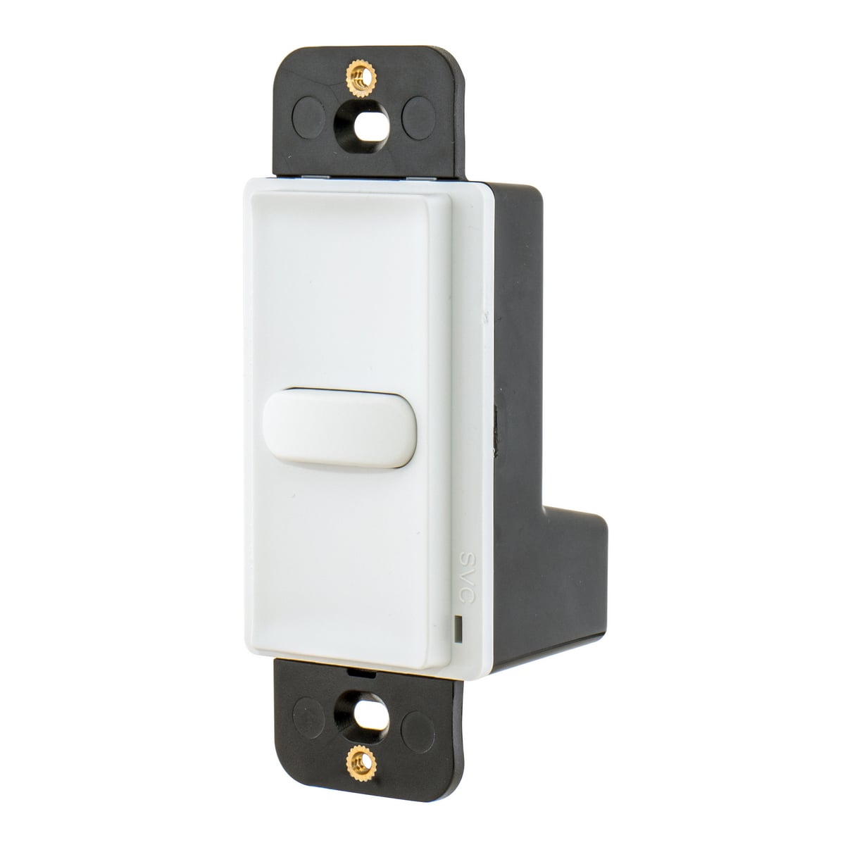 DSL30W1 1-Button 2-Position Low Voltage Specification Grade Standard Latching Decorator Switch, 24 VDC, 100 mA