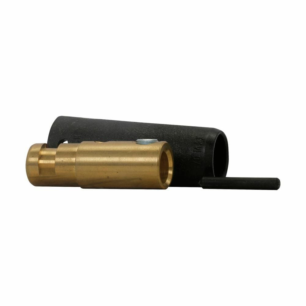 E1012-62 Cam-Lok F Series Male Plug, 120 VAC, 315 A, 2 to 1/0 AWG Wire, Setscrew Connection, NEMA 3 NEMA Rating