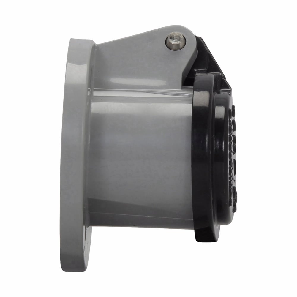 E1015SC-32 Cam-Lok Snap Back Cover, For Use With Cam-Lok J Series E1015 8 to 4 AWG 600 V AC/DC 150 A 3-Way Male Tee Connectors and Cam-Lok J Series E1016 2 to 2/0 600 V AC/DC 300 A Male and Female Receptacles, Thermoplastic, Black