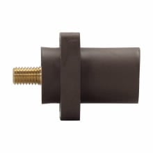 E1016-1600 Cam-Lok J Series E1016 1-Pole Insulated Male Receptacle, 600 VAC/VDC, 400 A, 6 AWG to 250 kcmil Wire, 3/4 in Threaded Stud Connection, NEMA 4 Rating