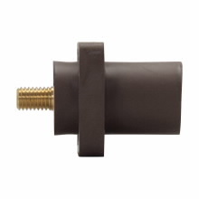 E1016-1602 Cam-Lok J Series E1016 Insulated Male Receptacle, 600 VAC/VDC, 400 A, 6 AWG to 250 kcmil Wire, 3/4 in Threaded Stud Connection, 3R NEMA Rating
