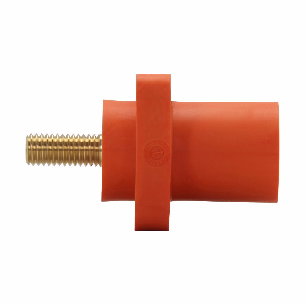 E1016-1604S Cam-Lok J Series E1016 1-Pole Insulated Male Receptacle, 600 VAC/VDC, 400 A