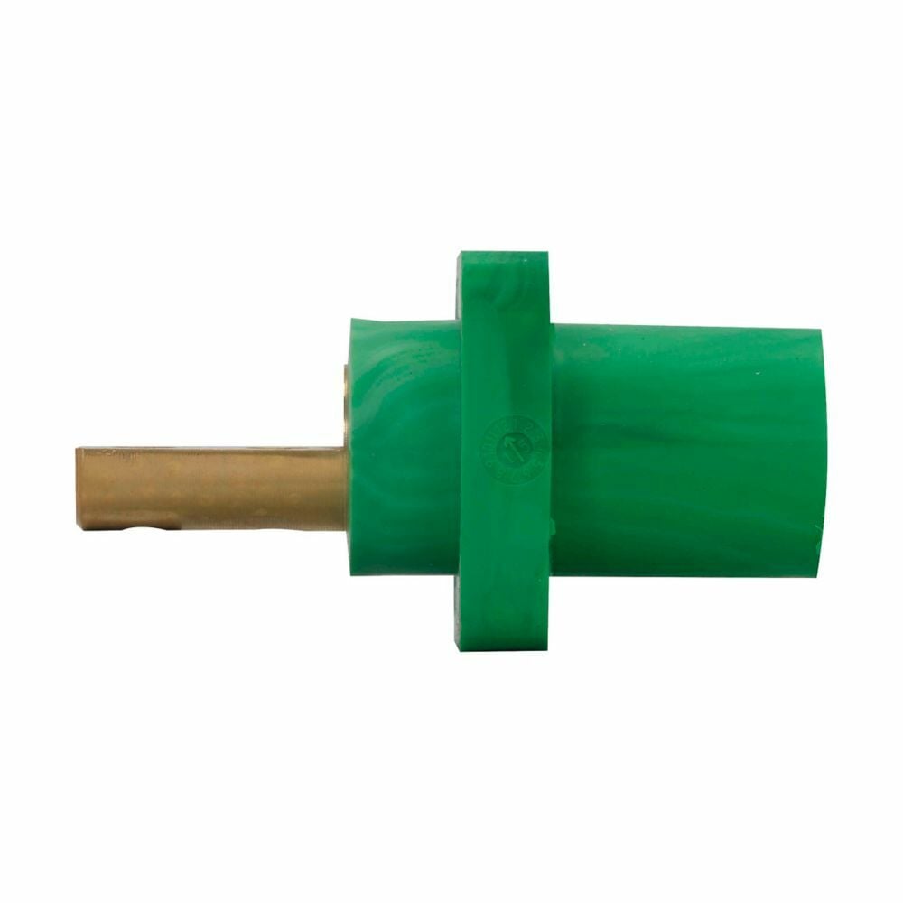 E1016-1705BB Cam-Lok J Series E1016 Insulated Male Receptacle, 600 VAC/VDC, 400 A, 4/0 to 2 AWG Wire, Double Hole Busbar Connection, NEMA 3R NEMA Rating