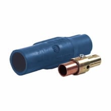 E1016-31 Cam-Lok J Series Vulcanized Male Plug, 600 VAC/VDC, 315 A, 4/0 to 3/0 AWG Wire, Crimp Connection, NEMA 4 NEMA Rating