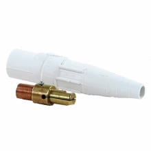 E1016-8035 Cam-Lok J Series 1-Pole Non-Vulcanized Male Plug, 600 VAC/VDC, 315 A, 3/0 to 4/0 AWG Wire, Crimp Connection, NEMA 3R/4 NEMA Rating