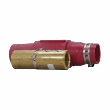 E1017-377 Cam-Lok J Series 1-Pole Non-Vulcanized Female Plug, 600 VAC/VDC, 545 A, 350 to 500 kcmil Wire, Double Setscrew Connection, NEMA 3R/4 NEMA Rating