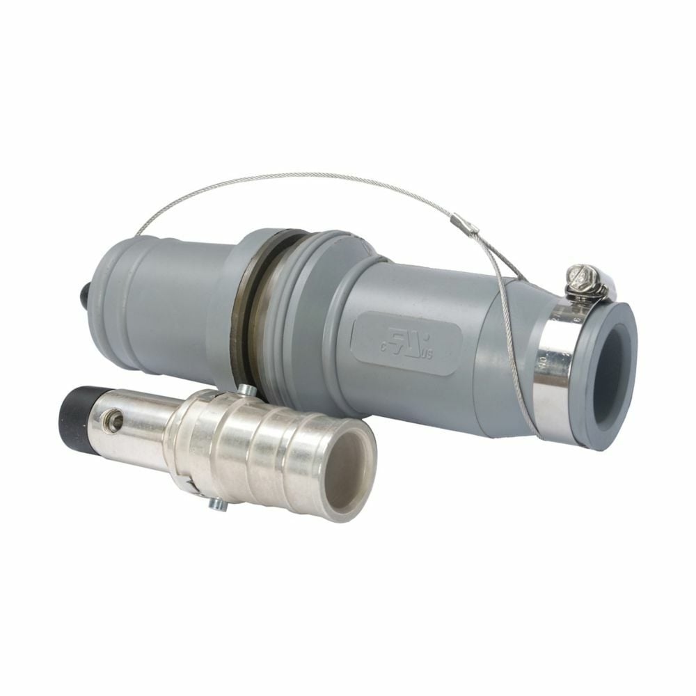 E1049-7 Roughneck 1-Pole Male Plug, 1000 VAC/VDC, 898 A, 535 kcmil Wire, Hex Crimp/Solder Connection, NEMA 3 NEMA Rating