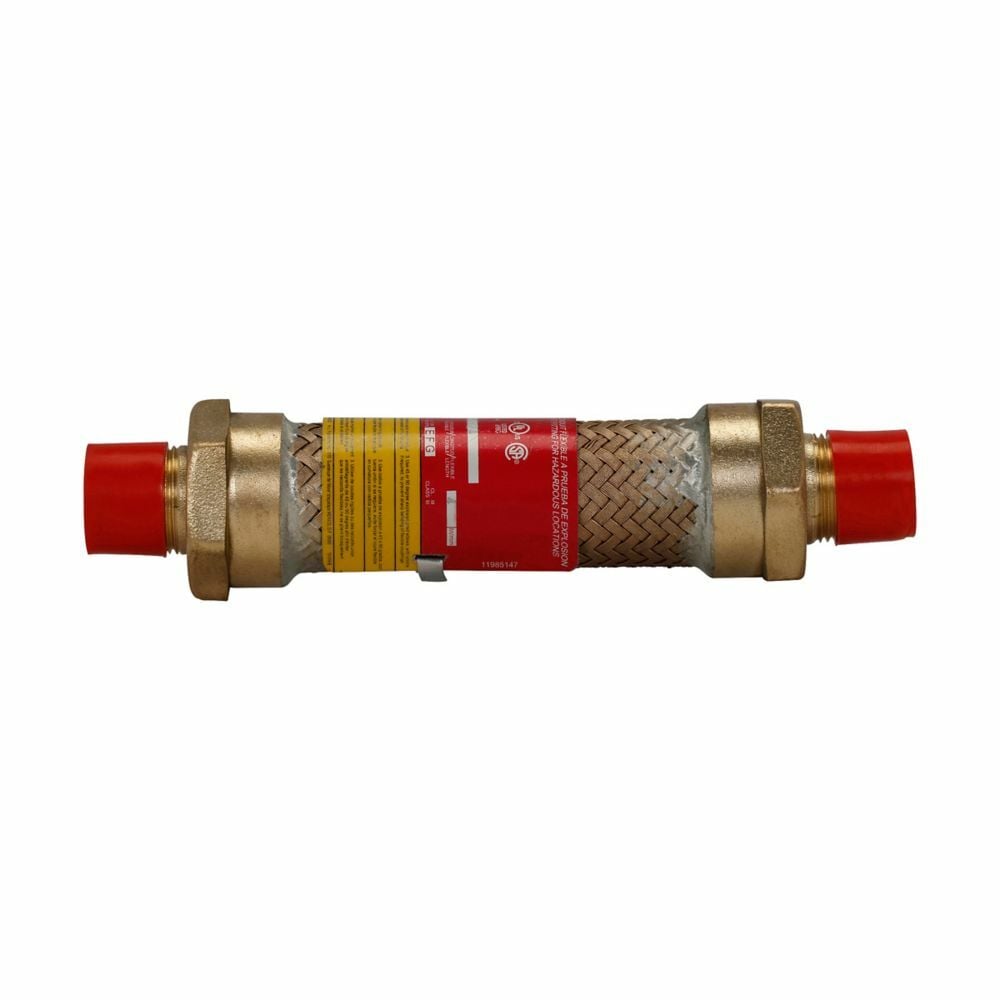 ECGJH633 Explosionproof Male to Male Flexible Coupling, 2 in, For Use With Rigid Conduit, Forged Brass