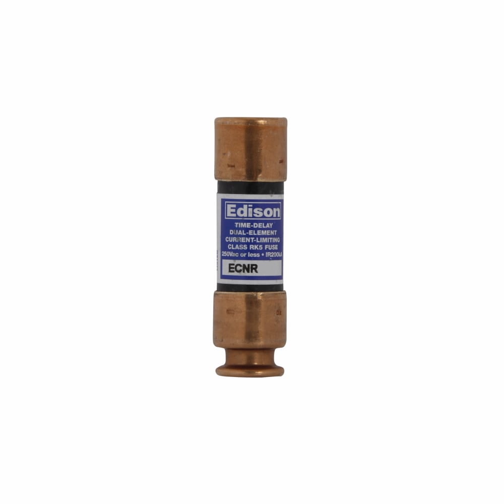 ECNR.6 ECNR Current Limiting Time Delay Fuse, 0.6 A, 250 V AC/125 V DC, 200 kAIC Interrupt, Class: RK5