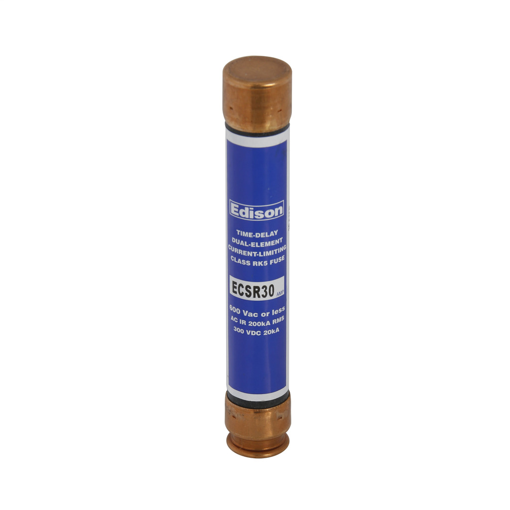 ECSR12 ECSR Current Limiting Time Delay Fuse, 12 A, 600 V, 200 kAIC Interrupt, Class: RK5, Cylindrical Body