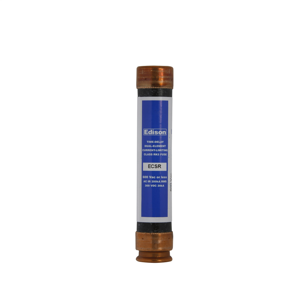 ECSR45 Bullet Current Limiting Time Delay Fuse, 45 A, 600 V, 200 kAIC Interrupt, RK5 Class, Cartridge Body