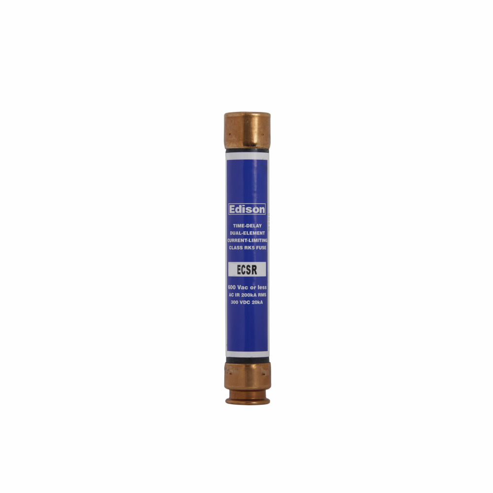 ECSR8 ECSR Time Delay Fuse, 8 A, 600 V, 200 kAIC Interrupt, Class: RK5, Cylindrical Body