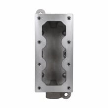 EFD1491SA FlexStation 1-1/2 Gang Dead End Control Station Back Box, For Use With DS443-SA and DS511 Series 1-1/2 Gang Cover, 3R/12/7BCD/9EFG NEMA Rating, Aluminum