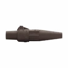 E-Z200075-63 Cam-Lok Insulator, For Use With Cam-Lok J Series E-Z1016 4/0 to 2/0 AWG 2/0 to 1/0 AWG 4/0 to 3/0 AWG 600 V AC/DC 400 A 300 A 1-Pole Crimp/Double Set Screw Non-Vulcanized Female Plug, -40 to 105 deg C, Santoprene TPE