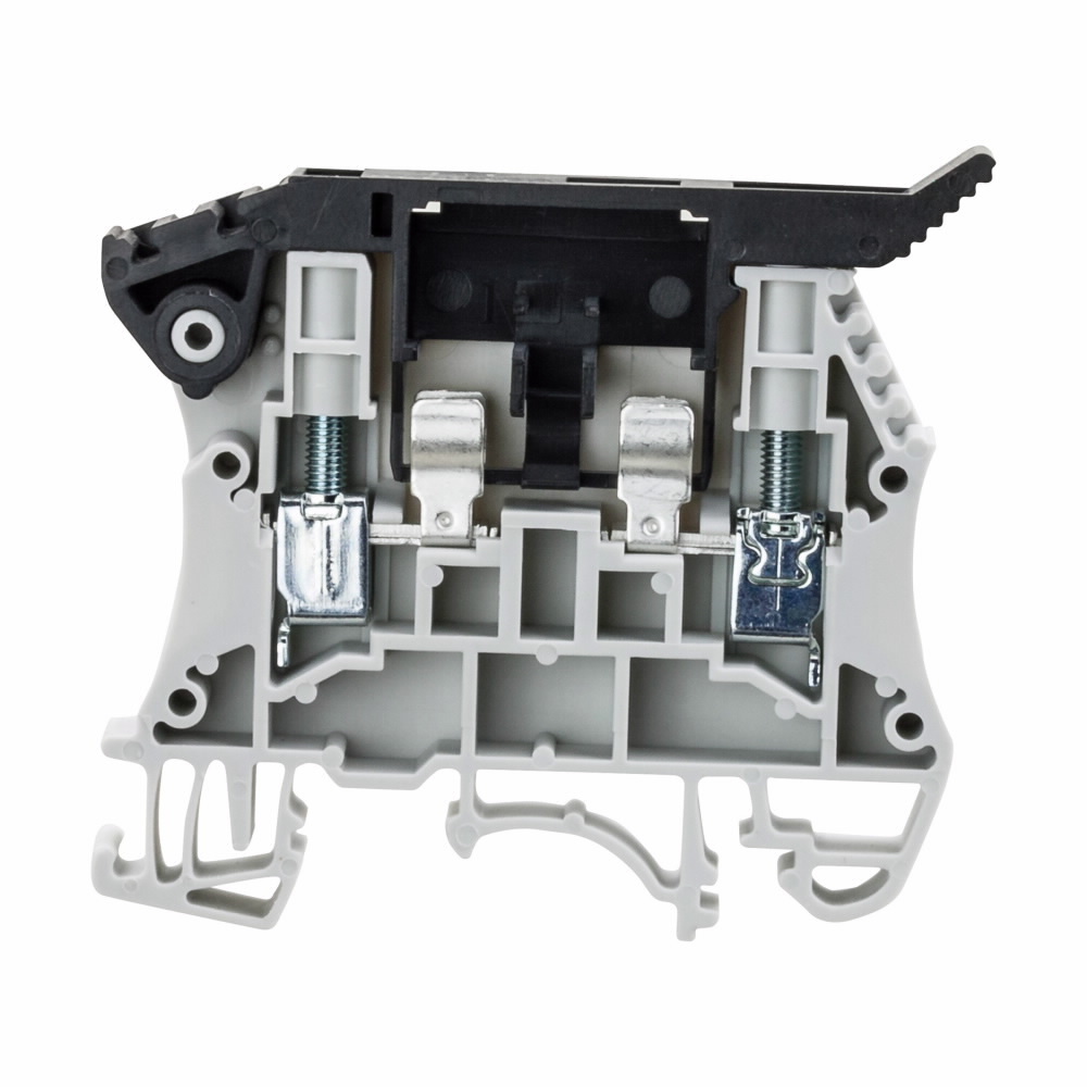 F520ST-GY Lever Fuse Holder Terminal Block, 300 V, 6.3 A, 24 to 12 AWG Wire, Surface Mount