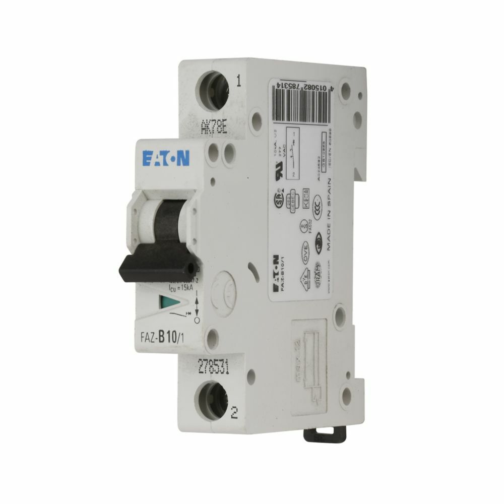 FAZ-B1/1-NA Miniature Circuit Breaker, 1 Amp, 1 Pole, 277/480V