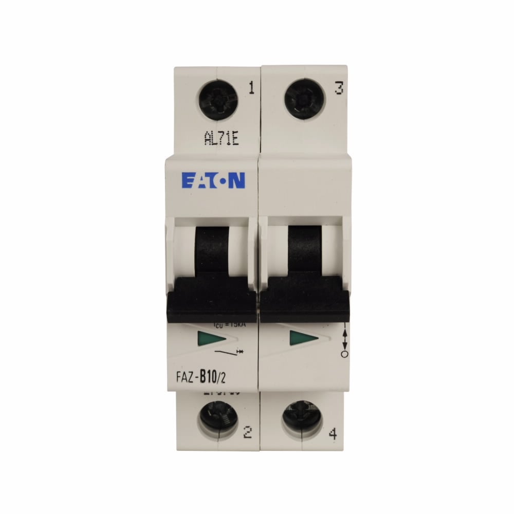 FAZ-B2/2-NA Miniature Circuit Breaker, 2 Amp, 2 Pole, 277/480V
