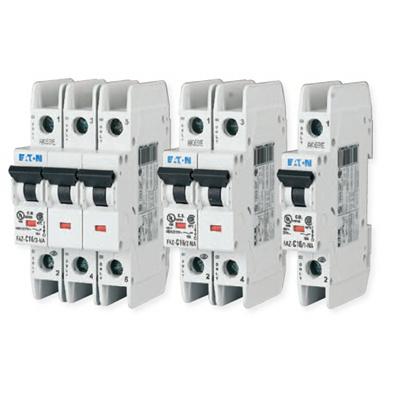 FAZ-B50/3 Miniature Circuit Breaker, 50 Amp, 3 Pole, 125/277V