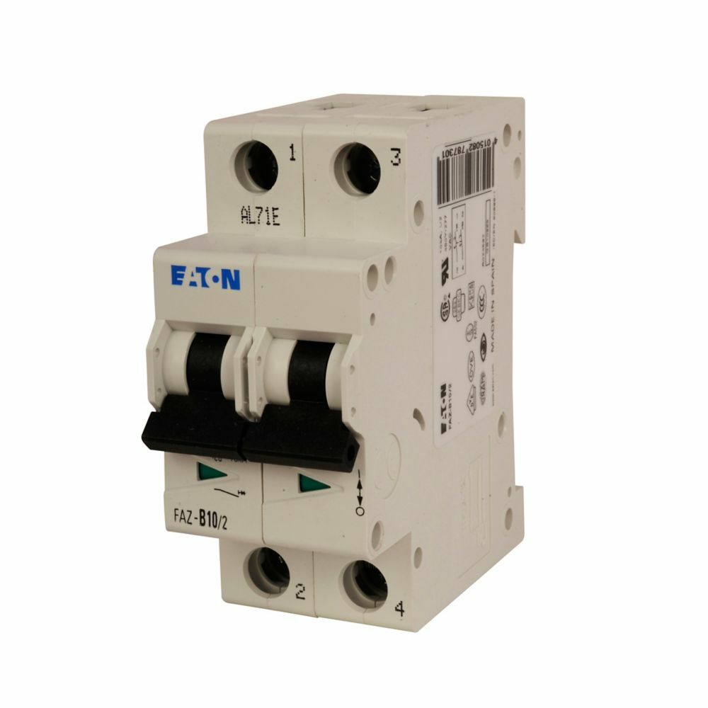 FAZ-C3/2-RT Miniature Circuit Breaker, 3 Amp, 2 Pole, 277/480V
