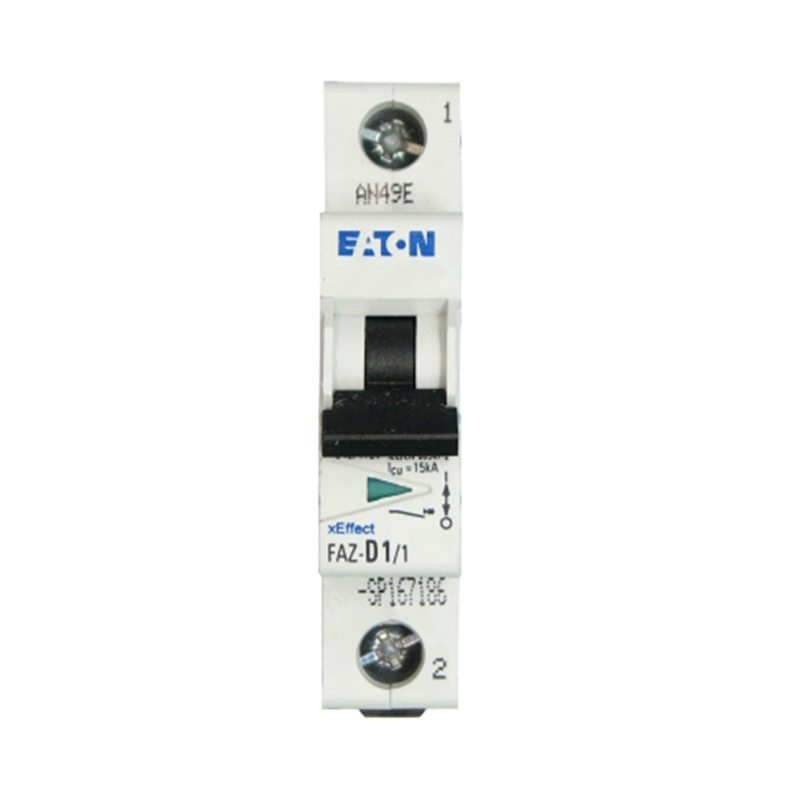 FAZ-D1/1-SP Miniature Circuit Breaker, 1 Amp, 1 Pole, 277V