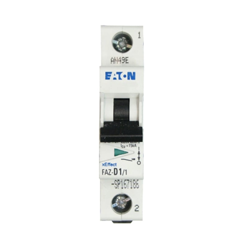 FAZ-D15/1-SP Miniature Circuit Breaker, 15 Amp, 1 Pole, 277V