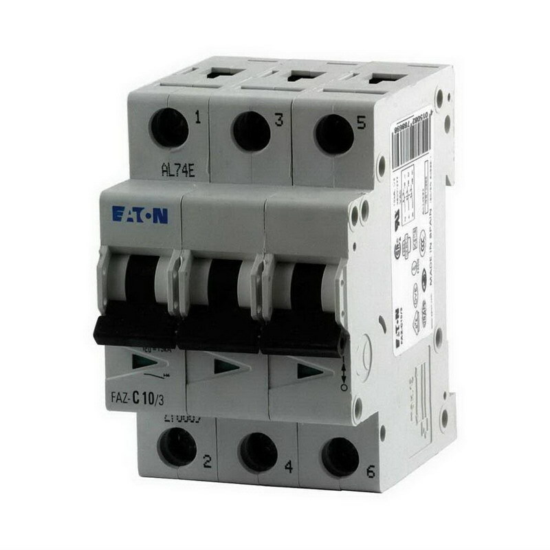 FAZ-D20/3 Miniature Circuit Breaker, 20 Amp, 3 Pole, 277/480V