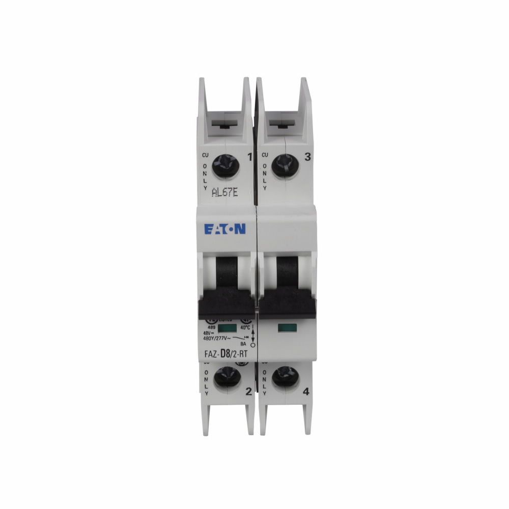 FAZ-D6/2-NA Miniature Circuit Breaker, 6 Amp, 2 Pole, 125/277V