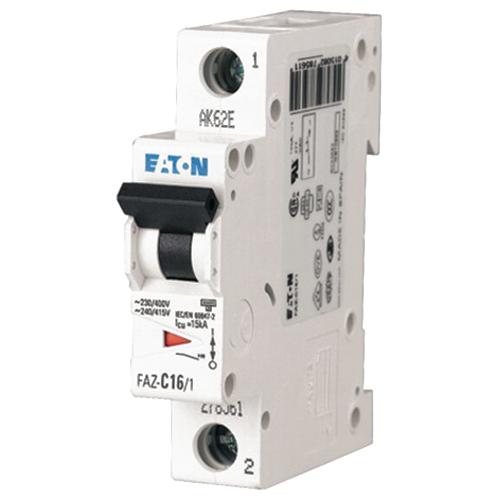 FAZ-S10/1 Miniature Circuit Breaker, 10 Amp, 1 Pole, 277V