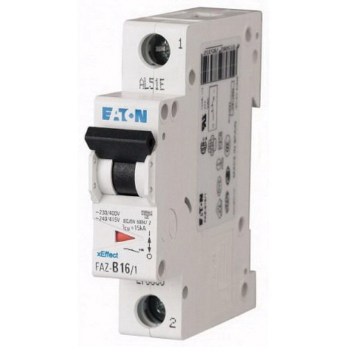 FAZ-Z2/1 Supplementary Protector, 277 VAC, 48 VDC, 2 A, 7.5/10 kA Interrupt, 1 Pole, Thermal Magnetic Trip