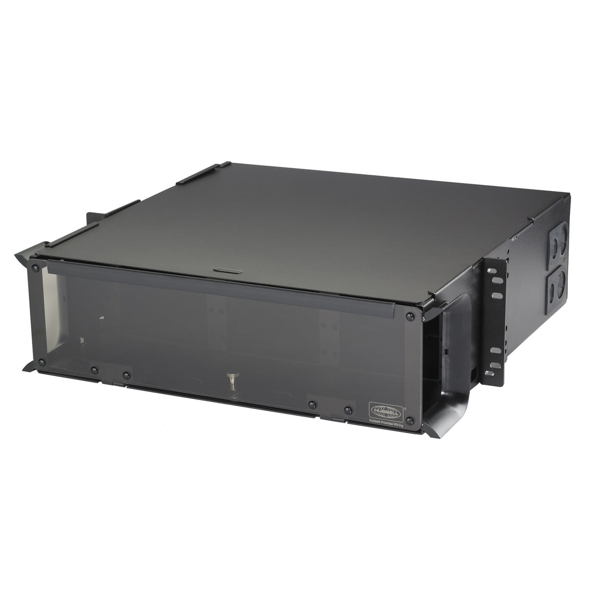 FCR3U12SP FCR 3-Unit Duplex Single/Multi-Mode Unloaded Fiber Optic Enclosure, (288) Ports, Steel