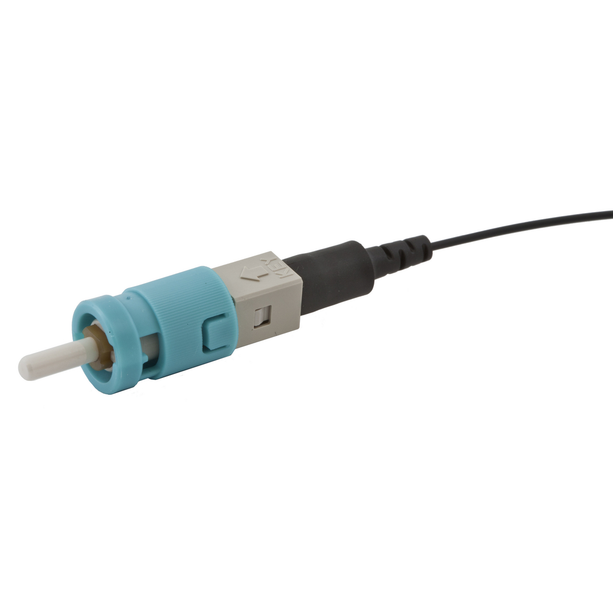 FCST50GM12 2-CLICK Pre-Polished Fiber Optic Connector, ST Series Connector, Multi-Mode Fiber, 125 um, Fiber Termination Mounting
