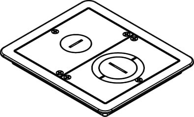 Floorport Flanged Furn Feed Bs
