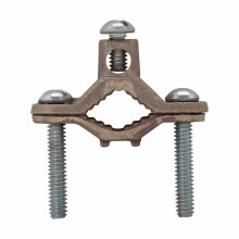 GCS13 Grounding Clamp, 1/2 to 1 in Conductor, Copper Alloy