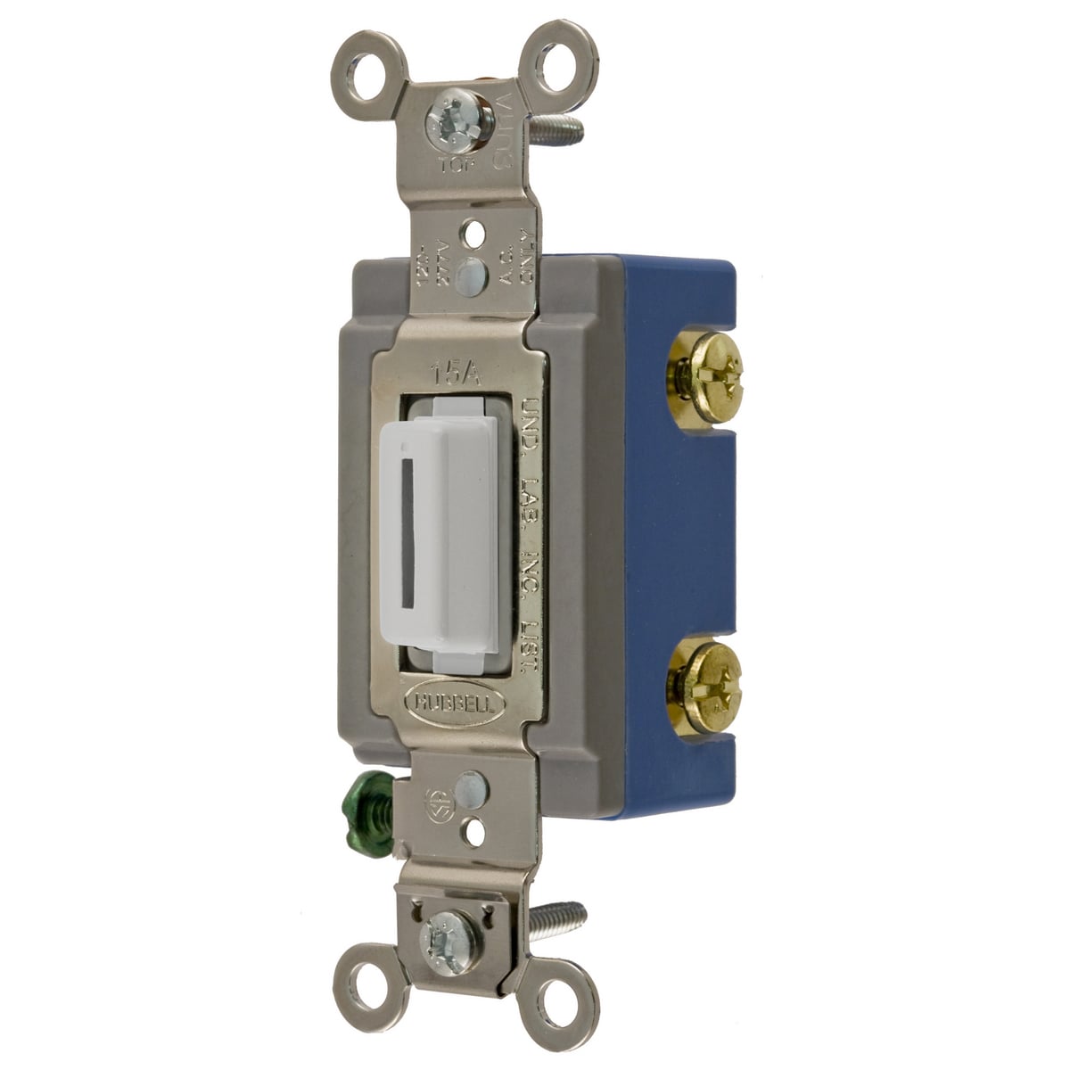 HBL1201LW HBL Extra Heavy Duty Industrial Grade Locking AC Keylock Switch, 120/277 V AC, 15 A, 2 hp, 4155 W Power Rating, 2-Position Contact