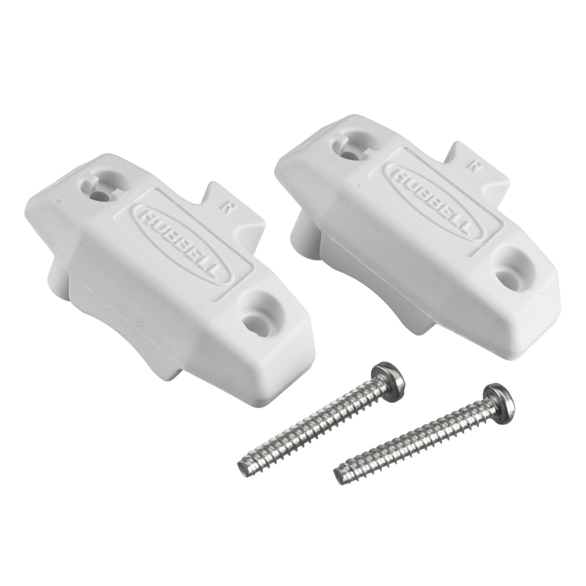 HBLCSCK Non-Metallic Replacement Cord Clamp Kit, For Use With Twist-Lock 50 A Plug and Connector, Black/White