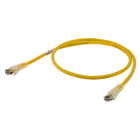 Copper Solutions, Patch Cords, NEXTSPEED, Cat 6, Slim, 20' Length, Yellow