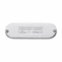 K200CMHDG Condulet Form 5 Cover, 2 in Hub, For Use With Rigid/IMC Conduit Bodies, Cast Iron, Electro-Galvanized/Aluminum Acrylic Painted