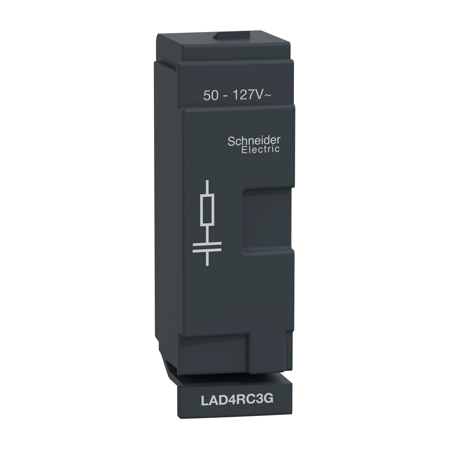 LAD4RC3G RC Circuit Suppressor Module, 3/4 Poles, For Use With TeSys D LC1D40A to LC1D80A and LC1DT60A to LC1DT80A Contactor