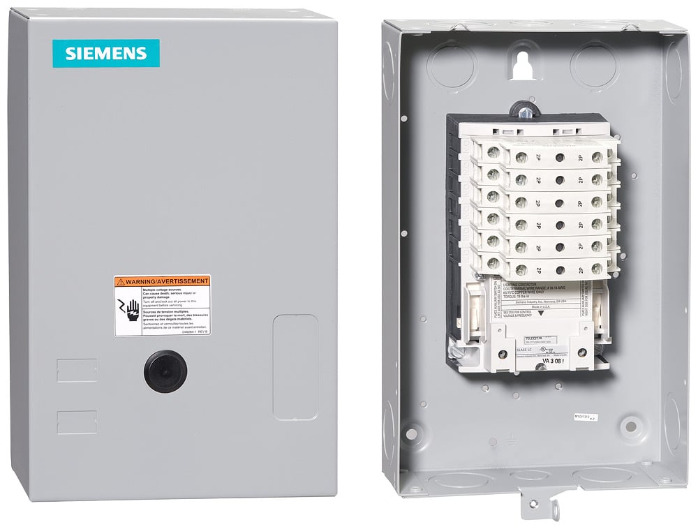LCE01C002120A Class LC Electrically Held Lighting Contactor, 110 V AC, 115 to 120 V AC Coil, 30 A, 2NO Contact, 2 Poles