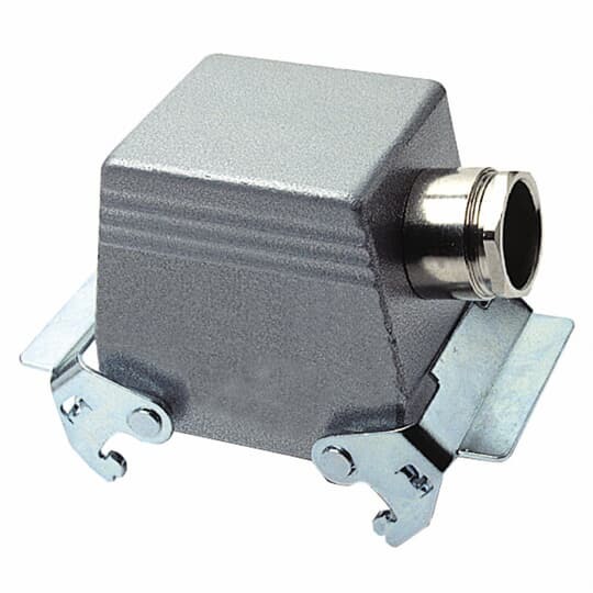LH132AMV Pos-E-Kon A Series Double Reverse Locking Lever Hood, Side 1 x 1 in NPT Entry, Die Cast Aluminum