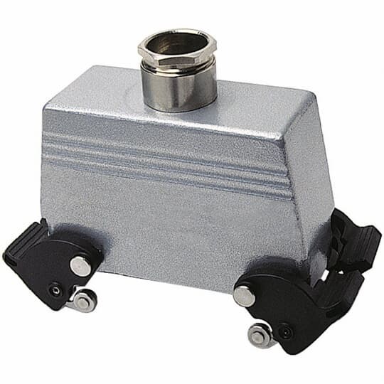 LH210MV Pos-E-Kon B Series Double Reverse Locking Lever Hood, Top 1 x 1/2 in NPT Entry, Die Cast Aluminum