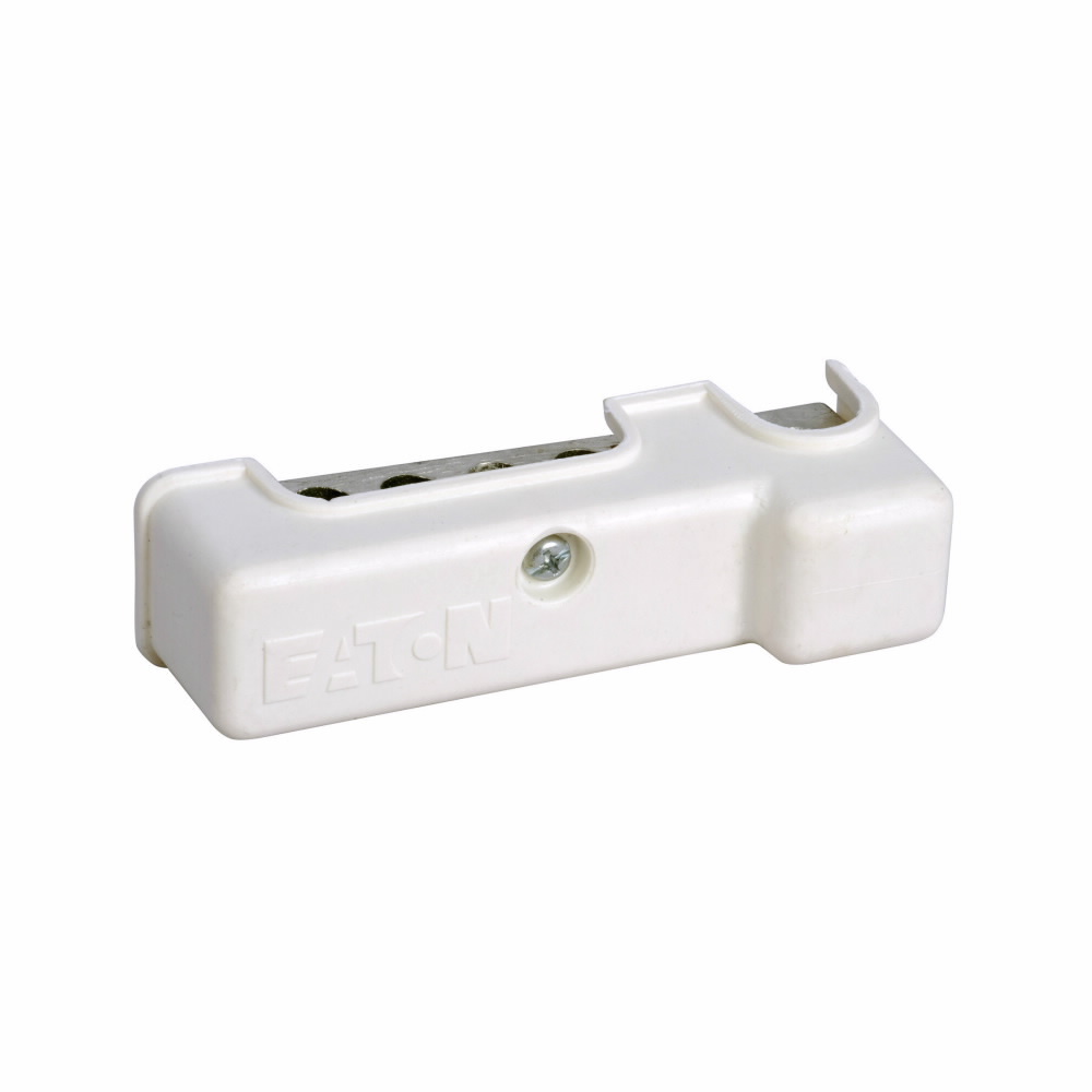 MSEGR2CS Communication Grounding Device With Plastic Cover, For Use With Meter Stack, Copper and Aluminum Conductor, Aluminum/Copper