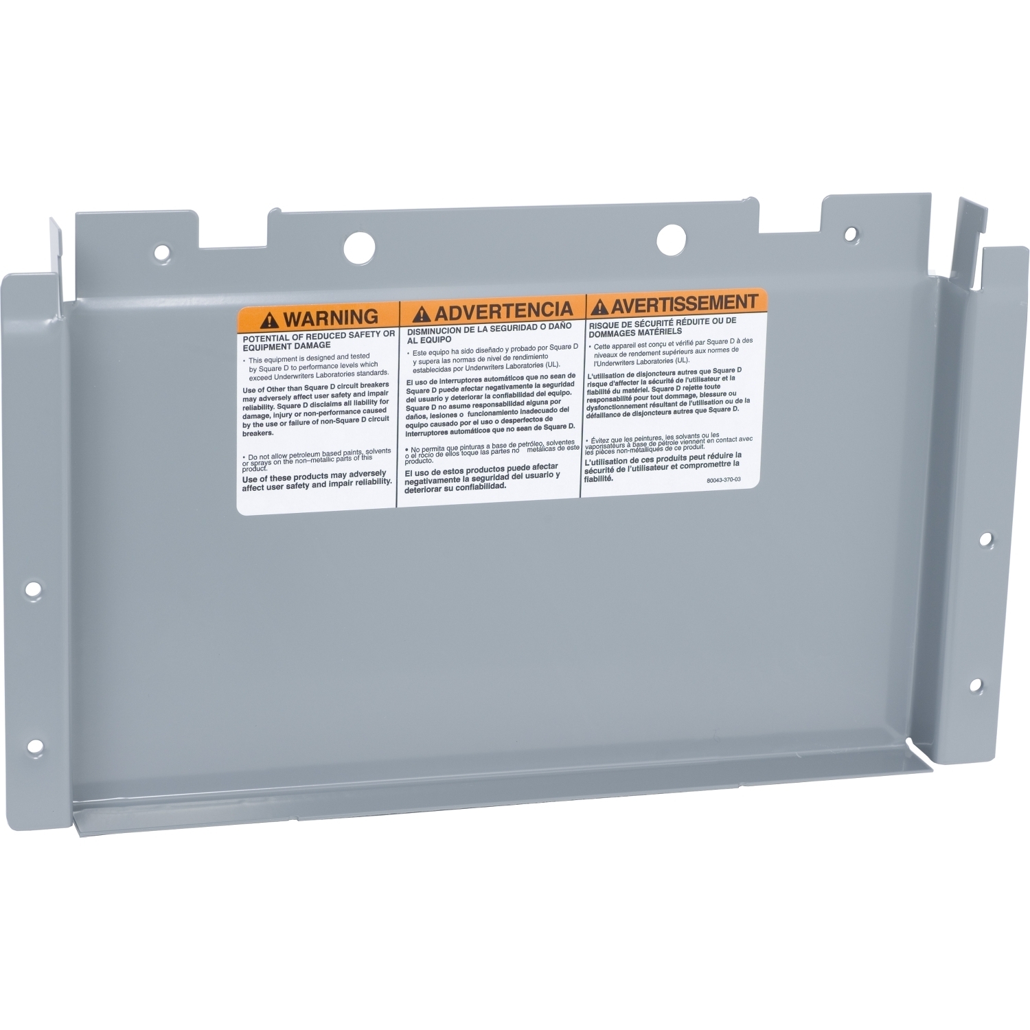 NQRPLML2 Low Amperage Deadfront Cover Kit, For Use With NQ Series Panelboards