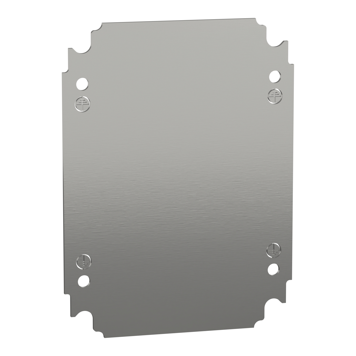 NSYMM2520 Mounting Plate, Galvanized Steel