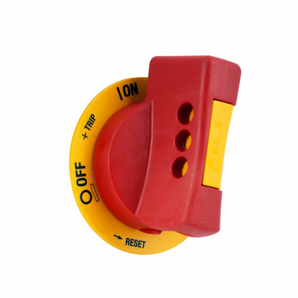 NZM2-XDGVR Lockable Rotary Handle, 1.378 in L x 1.378 in W x 1.378 in H, Red