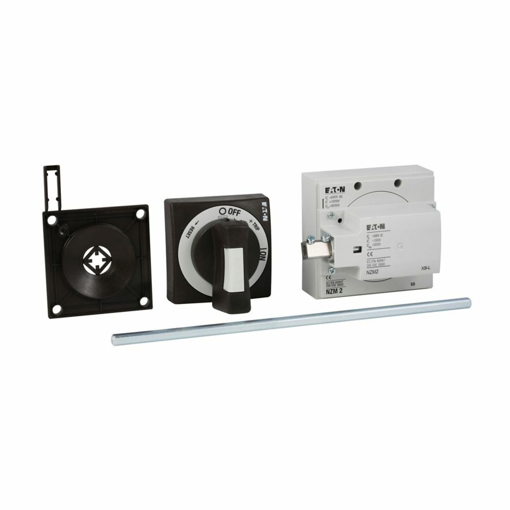 NZM2-XS-L Main Switch Assembly Kit, For Use With Switch Disconnector, Power Circuit Breaker, Axe and Lockable Molded Case Circuit Breaker, Black