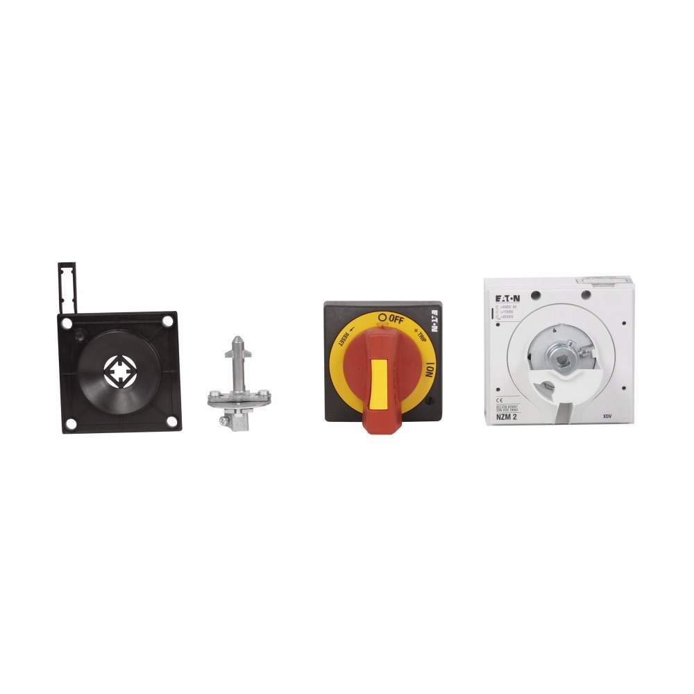 NZM2-XTVDVR-NA Door Coupling Lockable Rotary Handle With Door Interlock, 1.378 in L x 1.378 in W x 1.378 in H, Red
